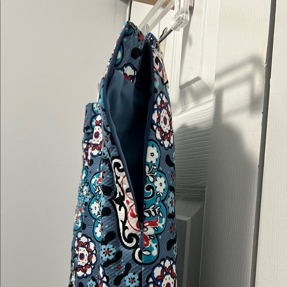 LOFT Blue and White Pencil Skirt Knee-Length Work Style - Picture 4 of 5